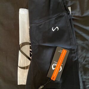 TLF Black Leggings with Logo